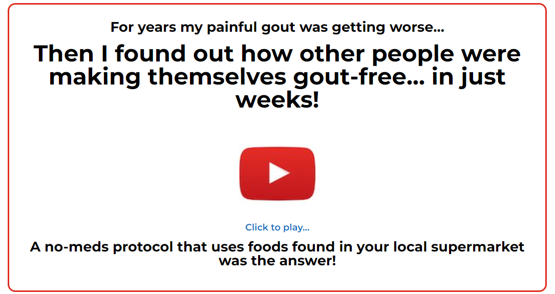 The End Of Gout